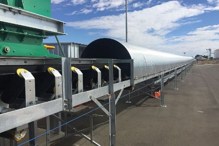 Kinder Australia conveyor covers aim to protect personnel and the environment